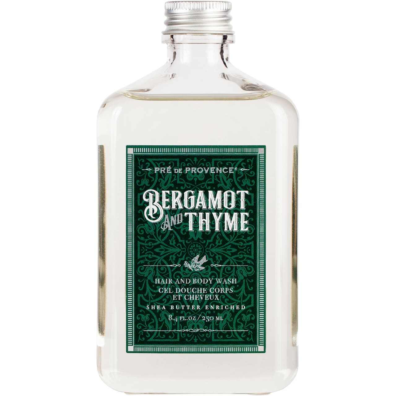 European Soaps Bergamot & Thyme Hair & Body Wash, 250mL